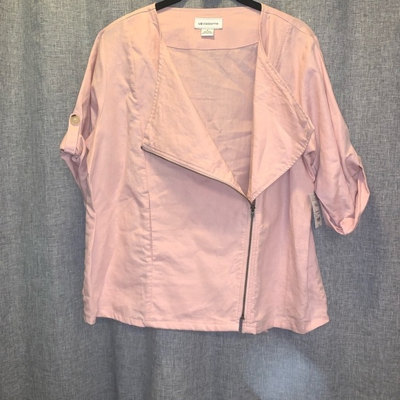 Womens Liz Claiborne Linen Jacket nwt small - Picture 4 of 7